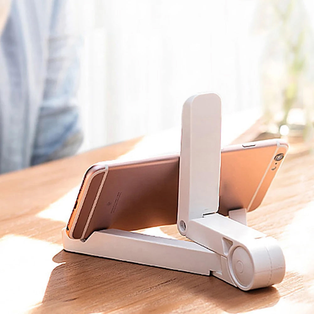 Suporte Dobrável para Tablet e Telemóvel - Compatível com iPad, Samsung e Xiaomi Suporte Dobrável para Tablet e Telemóvel - Compatível com iPad, Samsung e Xiaomi